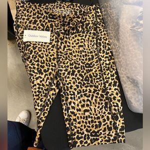 Outdoor Voices Cheetah Biker Shorts